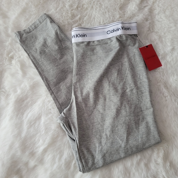 🩶CALVIN KLEIN BRAND NEW SLEEPWEAR LEGGINS SIZE L - Picture 4 of 4